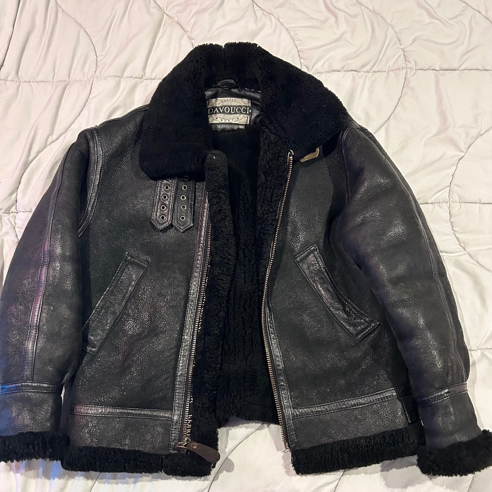 Shearling women jacket